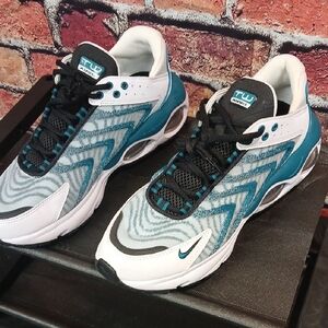 Nike Teal and White Athletic Shoes